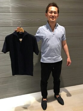 「アイテム（その他シューズ）」を使った、ippeiさん（メンズ・162cm）の春コーディネート