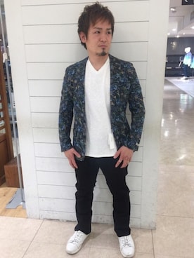 「HIGH STREET（ハイストリート）のアイテム」を使った、ippeiさん（メンズ・162cm）の夏コーディネート