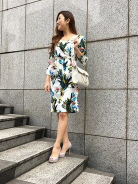 「PINKY&DIANNE（ピンキーアンドダイアン）のアイテム（ワンピース）」を使った、PINKY&DIANNEさん（レディース・163cm）の冬コーディネート