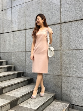 「PINKY&DIANNE（ピンキーアンドダイアン）のアイテム（ワンピース）」を使った、PINKY&DIANNEさん（レディース・163cm）の冬コーディネート