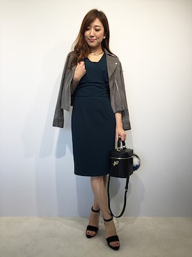 「甘辛mix」｜PINKY&DIANNEさん（レディース・163cm）の秋コーディネート