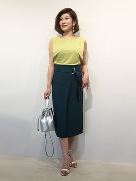 「PINKY&DIANNE（ピンキーアンドダイアン）のアイテム」を使った、PINKY&DIANNEさん（レディース・161cm）の春コーディネート