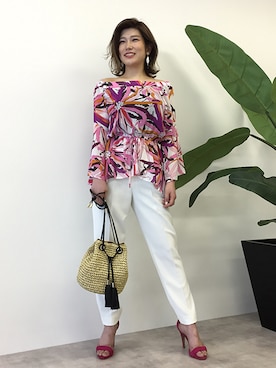 「ピンキー&ダイアン」｜PINKY&DIANNEさん（レディース・161cm）の春コーディネート