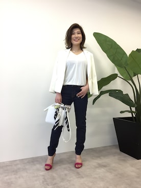 「ピンキー&ダイアン」｜PINKY&DIANNEさん（レディース・161cm）の春コーディネート