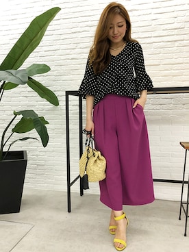 「ピンキー&ダイアン」｜PINKY&DIANNEさん（レディース・162cm）の夏コーディネート