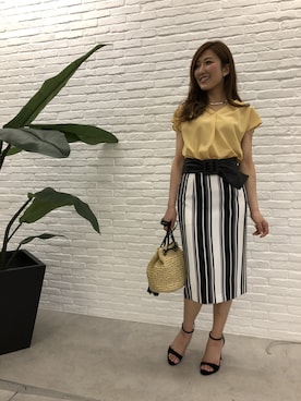 「ピンキー&ダイアン」｜PINKY&DIANNEさん（レディース・162cm）の夏コーディネート