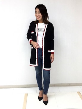 「PINKY&DIANNE（ピンキーアンドダイアン）のアイテム（Tシャツ/カットソー）」を使った、PINKY&DIANNEさん（レディース・154cm）の夏コーディネート