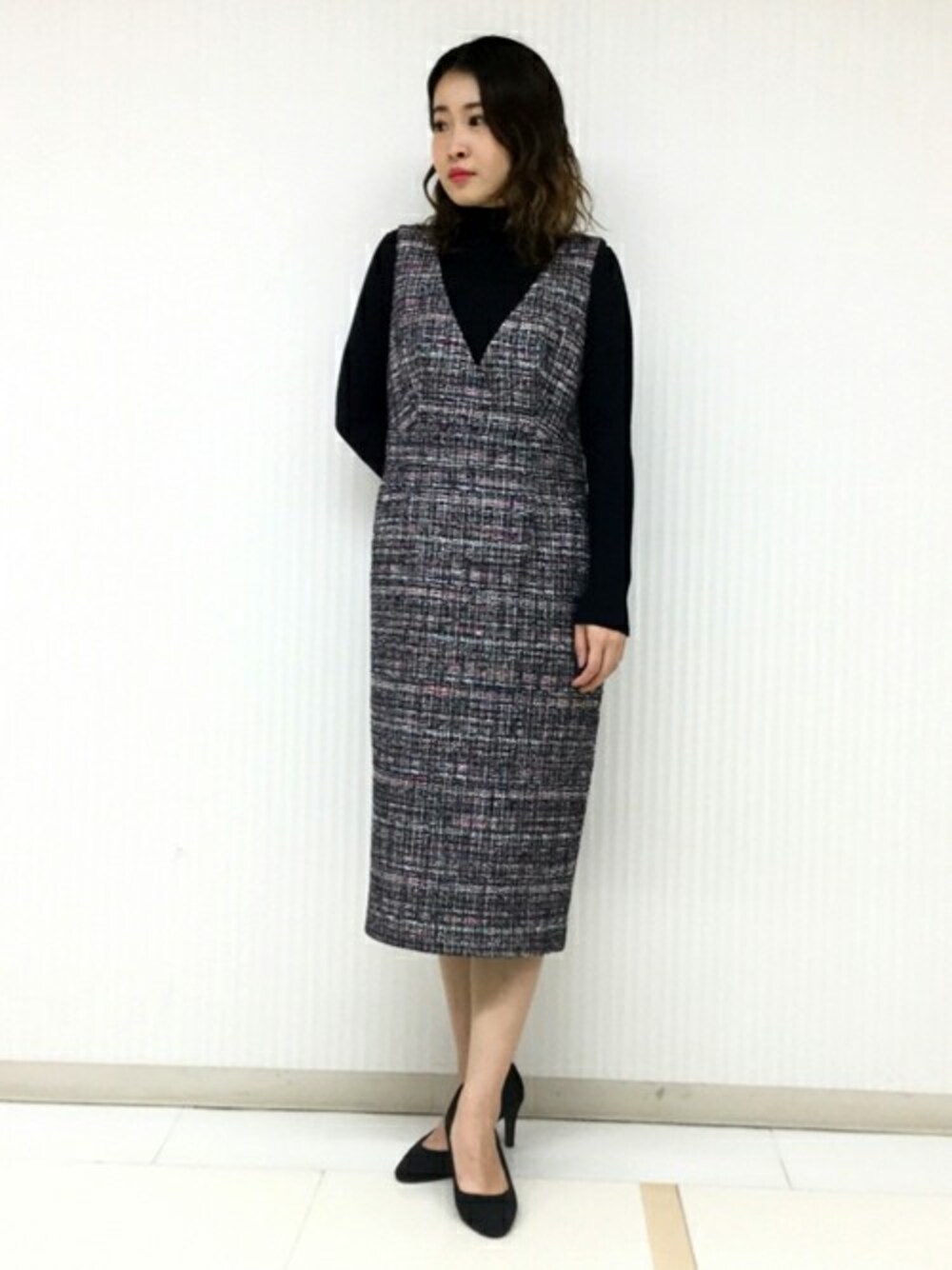 PINKY&DIANNE（ピンキーアンドダイアン）の「カスリツイードジャンスカ  