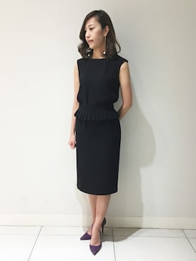 「PINKY&DIANNE（ピンキーアンドダイアン）のアイテム（ワンピース）」を使った、PINKY&DIANNEさん（レディース・165cm）の冬コーディネート