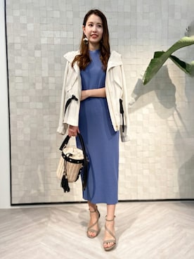 「PINKY&DIANNE（ピンキーアンドダイアン）のアイテム（ワンピース）」を使った、PINKY&DIANNEさん（レディース・158cm）の春コーディネート