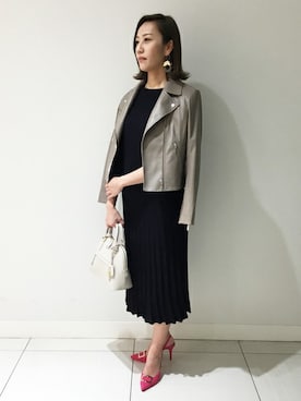 「ニットアップ」｜PINKY&DIANNEさん（レディース・165cm）の春コーディネート