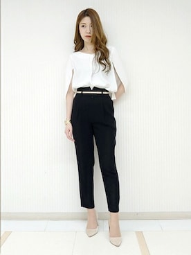 「ケープ」｜PINKY&DIANNEさん（レディース・167cm）の春コーディネート