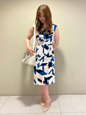 「PINKY&DIANNE（ピンキーアンドダイアン）のアイテム（ワンピース）」を使った、PINKY&DIANNEさん（レディース・155cm）の夏コーディネート