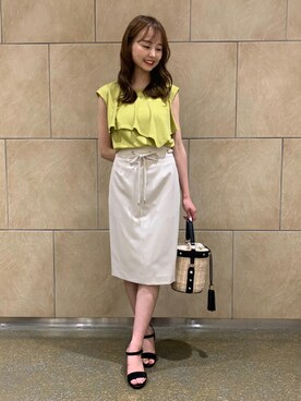 「PINKY&DIANNE（ピンキーアンドダイアン）のアイテム」を使った、PINKY&DIANNEさん（レディース・156cm）の夏コーディネート