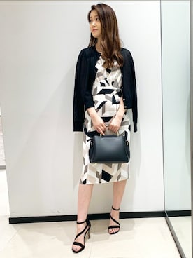 「PINKY&DIANNE（ピンキーアンドダイアン）のアイテム（ワンピース）」を使った、PINKY&DIANNEさん（レディース・159cm）の夏コーディネート