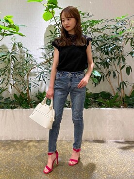 「PINKY&DIANNE（ピンキーアンドダイアン）のアイテム」を使った、PINKY&DIANNEさん（レディース・156cm）の夏コーディネート