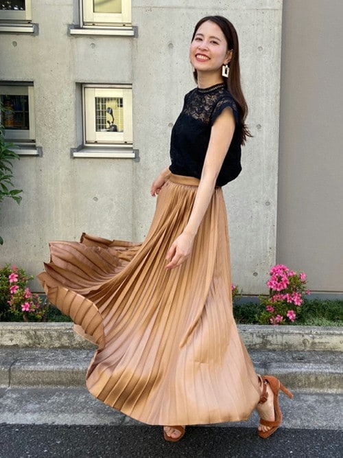 PINKY&DIANNE（ピンキーアンドダイアン）の「ミックスレースブラウス