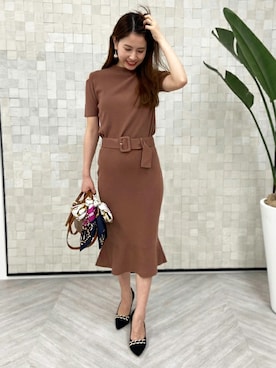 「ニットアップ」｜PINKY&DIANNEさん（レディース・158cm）の秋コーディネート