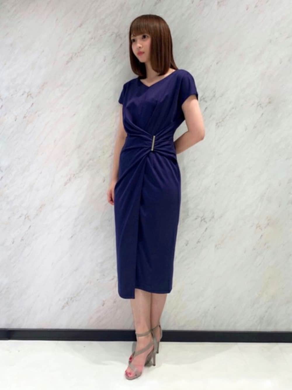 PINKY&DIANNE ゴールドバーモクロディワンピース PINKY&DIANNE（ピンキーアンドダイアン）の「ゴールドバーモク