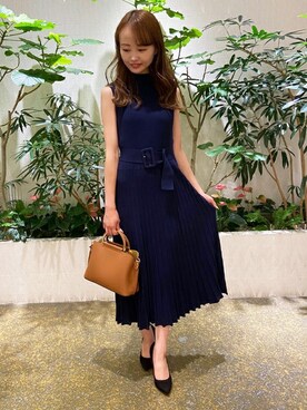 「PINKY&DIANNE（ピンキーアンドダイアン）のアイテム（ワンピース）」を使った、PINKY&DIANNEさん（レディース・156cm）の秋コーディネート