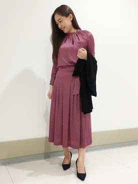 「PINKY&DIANNE（ピンキーアンドダイアン）のアイテム」を使った、PINKY&DIANNEさん（レディース・166cm）の秋コーディネート