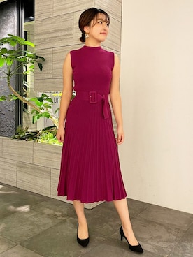 「PINKY&DIANNE（ピンキーアンドダイアン）のアイテム（ワンピース）」を使った、PINKY&DIANNEさん（レディース・158cm）の秋コーディネート