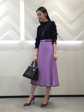 「PINKY&DIANNE（ピンキーアンドダイアン）のアイテム（ワンピース）」を使った、PINKY&DIANNEさん（レディース・169cm）の冬コーディネート