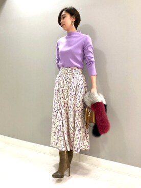 「PINKY&DIANNE（ピンキーアンドダイアン）のアイテム」を使った、PINKY&DIANNEさん（レディース・164cm）の冬コーディネート