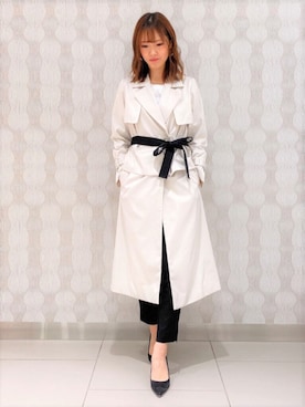 「PINKY&DIANNE（ピンキーアンドダイアン）のアイテム（Tシャツ/カットソー）」を使った、PINKY&DIANNEさん（レディース・166cm）の冬コーディネート