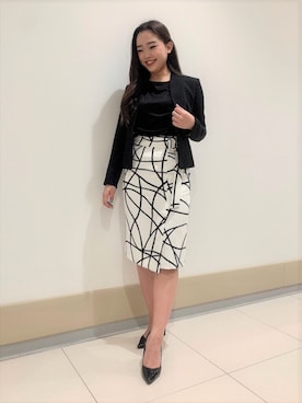 「PINKY&DIANNE（ピンキーアンドダイアン）のアイテム（Tシャツ/カットソー）」を使った、PINKY&DIANNEさん（レディース・166cm）の冬コーディネート