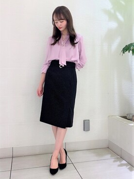 「PINKY&DIANNE（ピンキーアンドダイアン）のアイテム（スカート）」を使った、PINKY&DIANNEさん（レディース・156cm）の春コーディネート