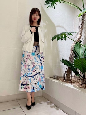 「PINKY&DIANNE（ピンキーアンドダイアン）のアイテム」を使った、PINKY&DIANNEさん（レディース・160cm）の春コーディネート
