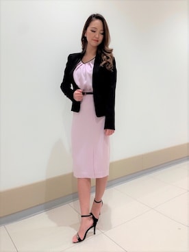 「PINKY&DIANNE（ピンキーアンドダイアン）のアイテム（スカート）」を使った、PINKY&DIANNEさん（レディース・155cm）の春コーディネート