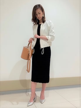 「PINKY&DIANNE（ピンキーアンドダイアン）のアイテム（ワンピース）」を使った、PINKY&DIANNEさん（レディース・165cm）の春コーディネート