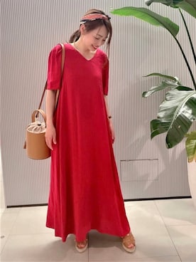 「PINKY&DIANNE（ピンキーアンドダイアン）のアイテム（ワンピース）」を使った、PINKY&DIANNEさん（レディース・161cm）の春コーディネート