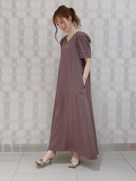 「PINKY&DIANNE（ピンキーアンドダイアン）のアイテム（ワンピース）」を使った、PINKY&DIANNEさん（レディース・166cm）の春コーディネート