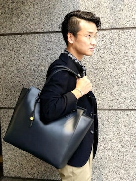 「SHIPS」｜松田さん（メンズ・171cm）の夏コーディネート