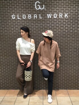 ヘアバンドを使った グローバルワーク の人気ファッションコーディネート Wear