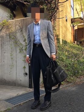 「Felisi（フェリージ）のアイテム」を使った、たくけんぼーさん（メンズ・177cm）の春コーディネート