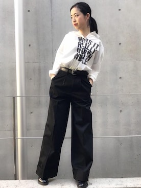 sugiyama.sさん（レディース・157cm）の冬コーディネート