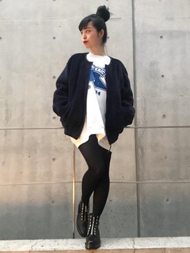 sugiyama.sさん（レディース・157cm）の冬コーディネート