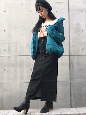 sugiyama.sさん（レディース・157cm）の冬コーディネート