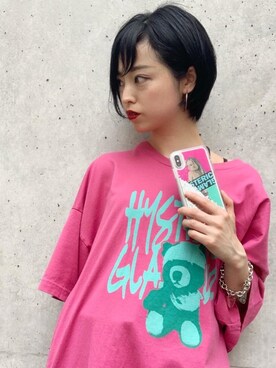 「iPhoneケース」｜「アイテム（ワンピース/ドレス）」を使った、sugiyama.sさん（レディース・157cm）の夏コーディネート