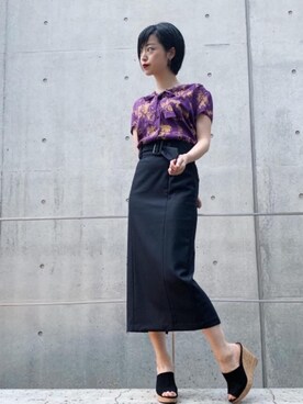 sugiyama.sさん（レディース・157cm）の夏コーディネート