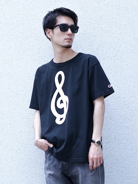「HAMILTON（ハミルトン）のアイテム（腕時計）」を使った、nano・universe men's STAFFさん（メンズ・178cm）の春コーディネート