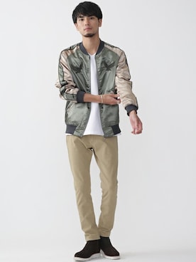 nano・universe men's STAFFさん(メンズ・178cm)の夏コーディネート