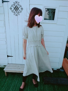 「rps（アールピーエス）のアイテム（バレエシューズ）」を使った、chihiroさん（レディース・163cm）の春コーディネート