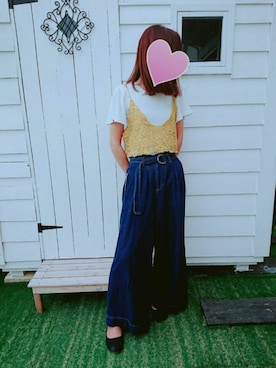 「rps（アールピーエス）のアイテム（アンサンブル）」を使った、chihiroさん（レディース・163cm）の春コーディネート