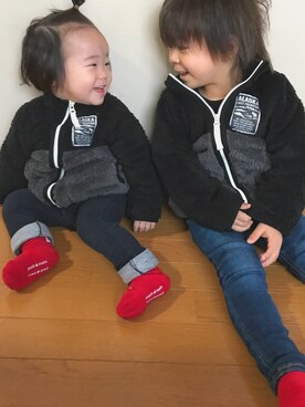 しんしんさん(キッズ・100cm)の秋コーディネート