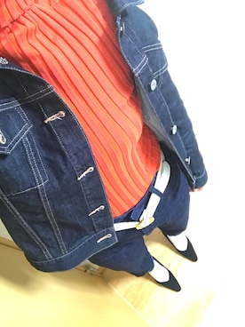 「PAGEBOY（ページボーイ）のアイテム」を使った、しんしんさん（キッズ・162cm）の秋コーディネート